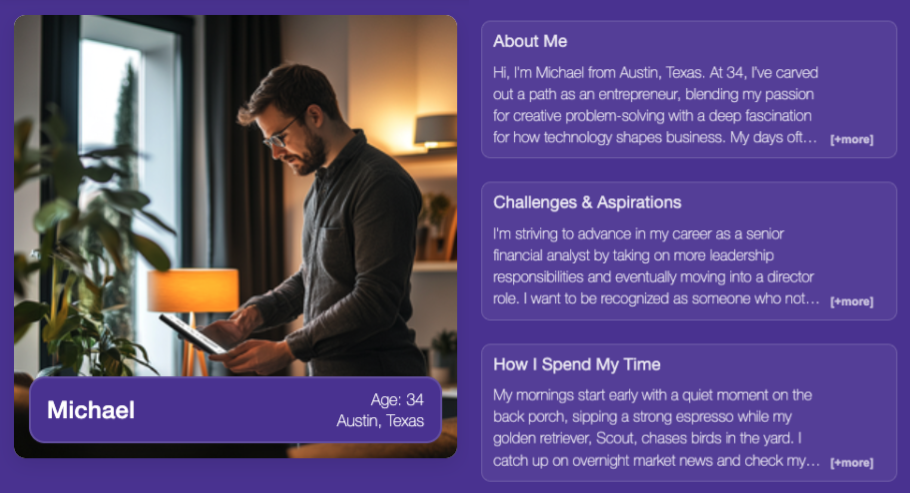 Persona Builder Interface